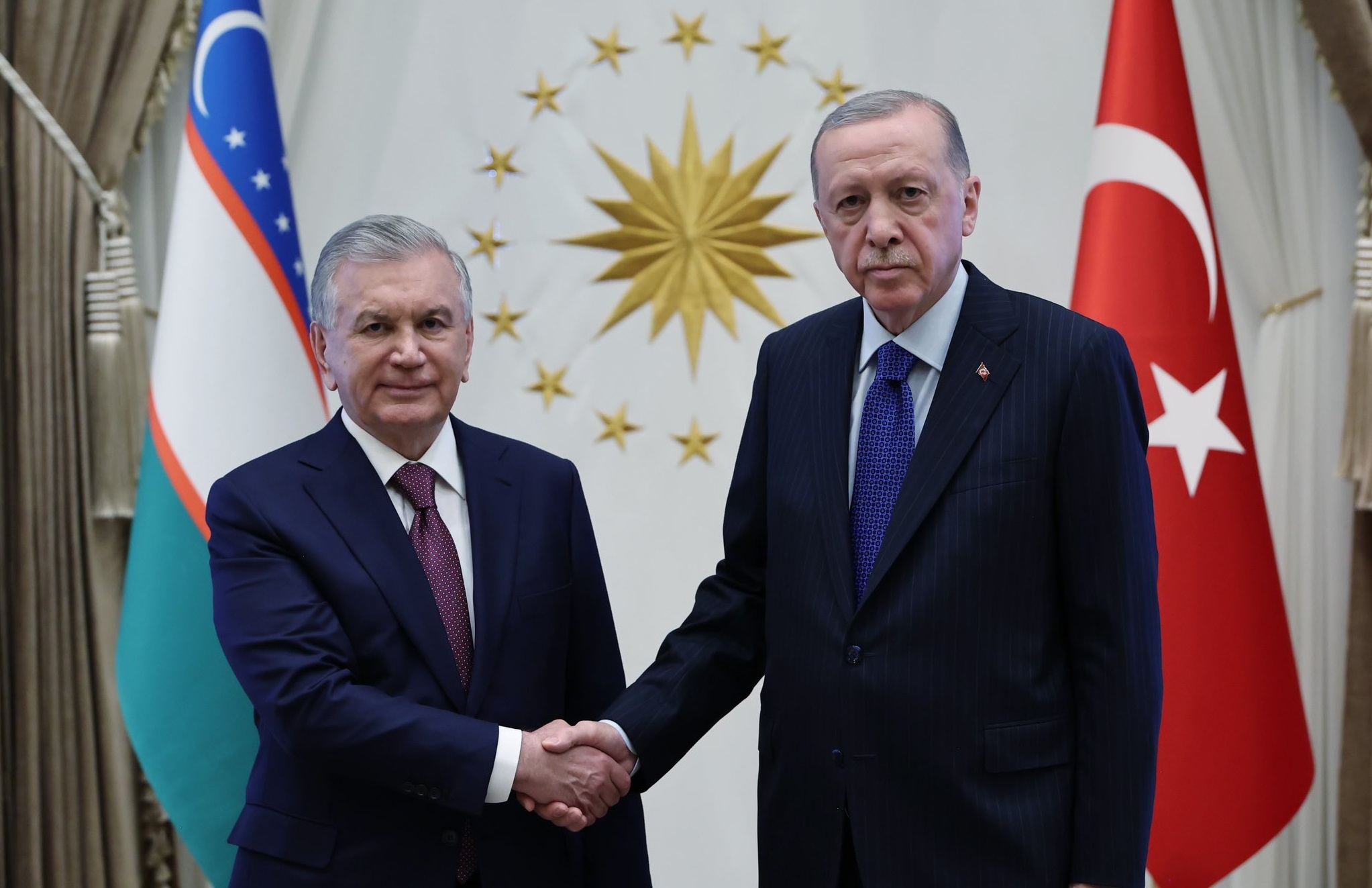 Özbekistan Cumhurbaşkanı Mirziyoyev Ankara’da