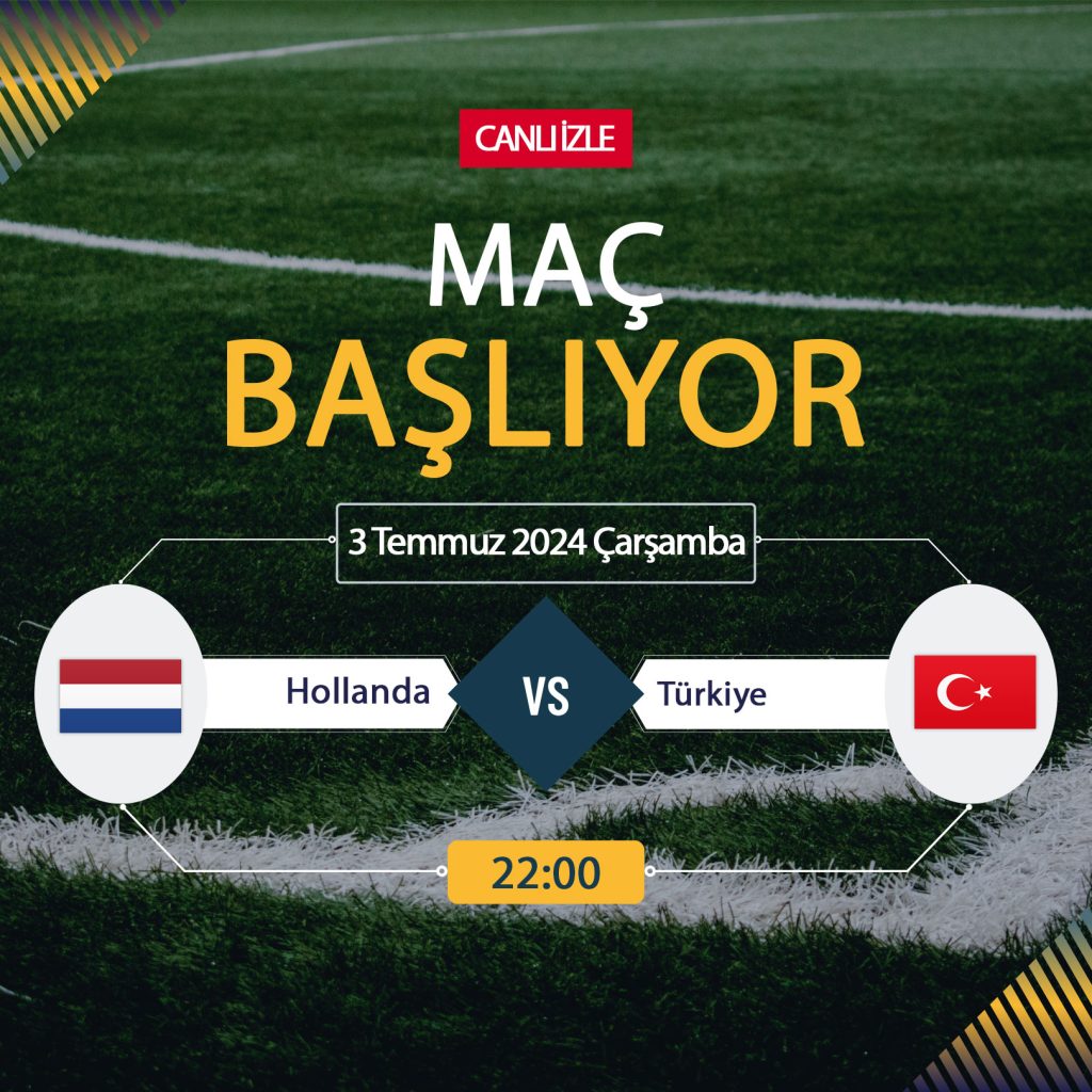 Hollanda Türkiye maçı TRT 1, TARAFTARIUM 24 CANLI İZLE! EURO 2024 çeyrek final Hollanda Türkiye Canlı Donmadan Şifresiz izleme linki 3 TEMMUZ 2024