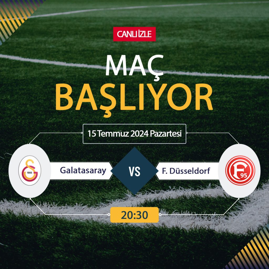 Galatasaray Düsseldorf maçı SPORT SMART, TARAFTARIUM 24 CANLI İZLE! Galatasaray Fortuna Düsseldorf Canlı Donmadan Şifresiz izleme linki 15 TEMMUZ 2024