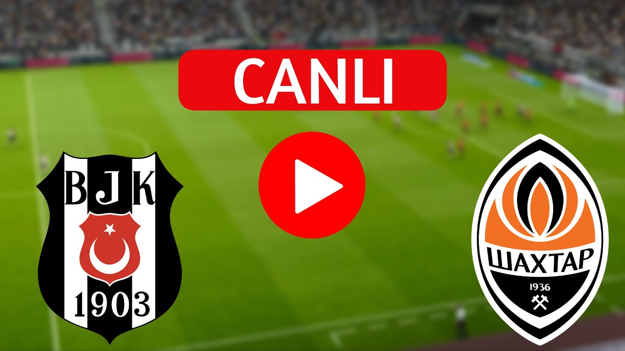 EXXEN CANLI YAYIN TV: Beşiktaş Shakhtar Donetsk canlı izle EXXEN | Beşiktaş Shakhtar Donetsk canlı yayın tv izleme linki