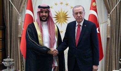 Cumhurbaşkanı Erdoğan, bin Selman’ı Kabul Etti
