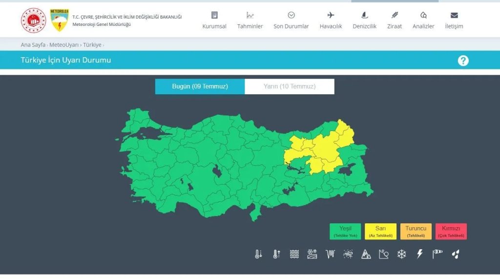 meteoroloji sağanak 9