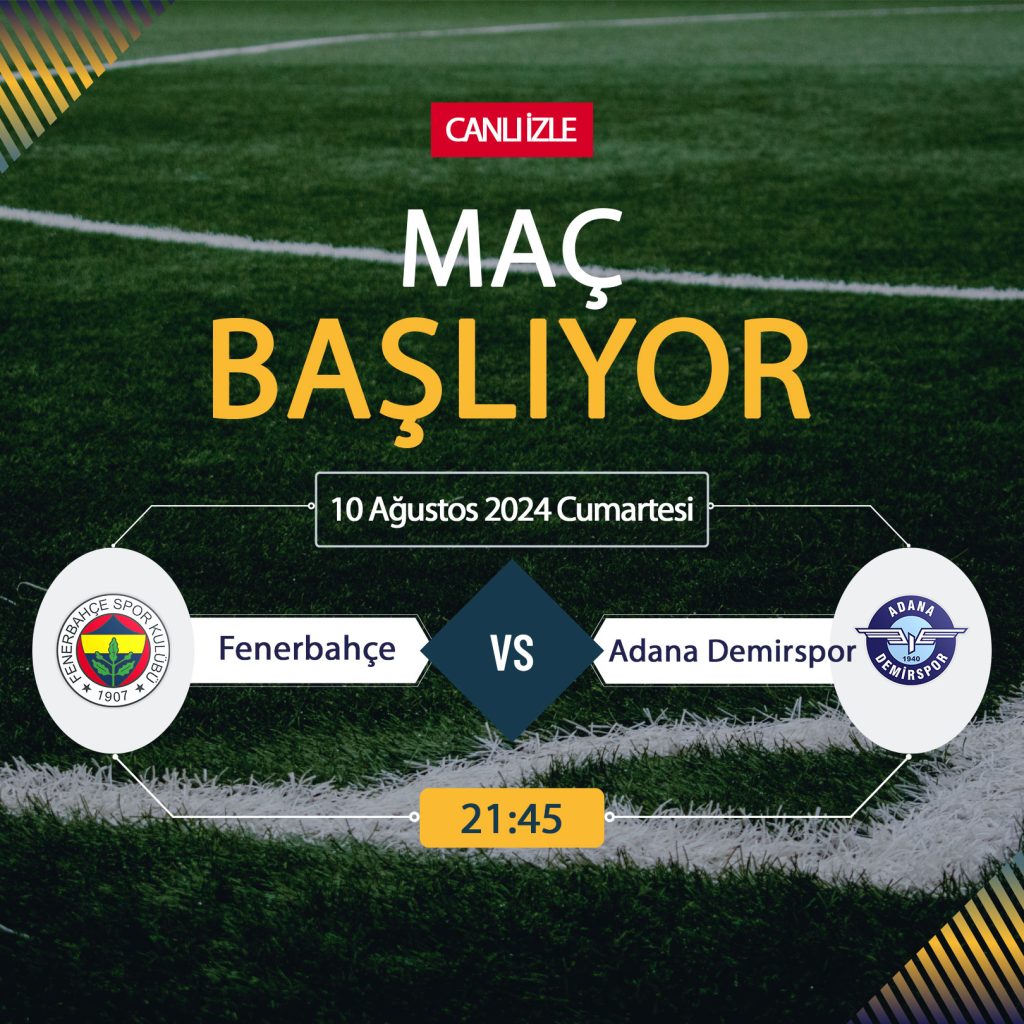 Fenerbahçe Adana Demirspor maçını ŞİFRESİZ donmadan CANLI İZLE, beIN Sports CANLI YAYIN TV FB Adana Demirspor