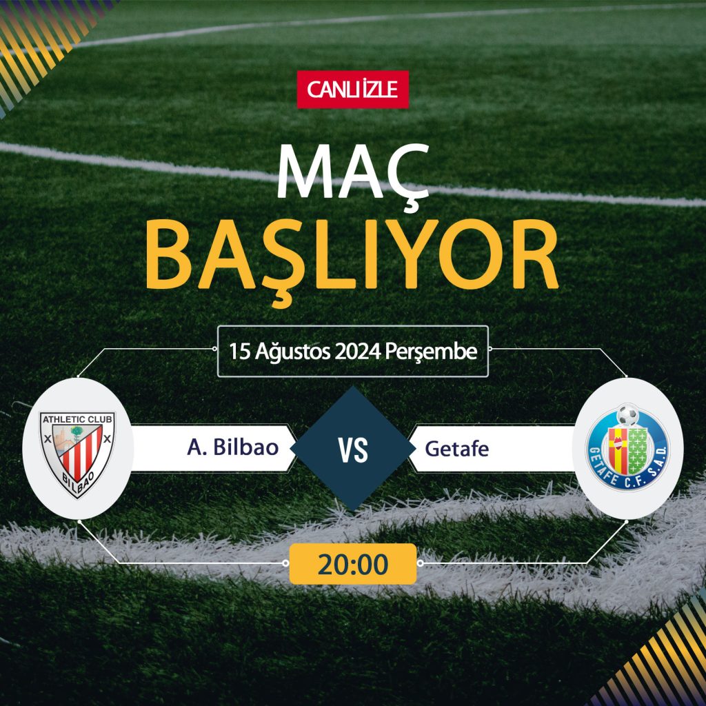 Athletic Bilbao Getafe maçını ŞİFRESİZ donmadan CANLI İZLE, S Sport CANLI YAYIN TV Bilbao Getafe maçı ne zaman?