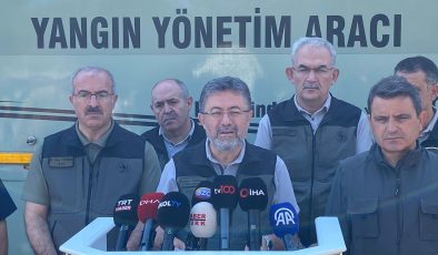 Bakan Yumaklı: Çanakkale Yangını Kontrol Altında