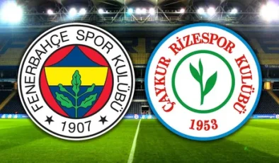 Rizespor – Fenerbahçe beIN SPORTS, Taraftarium24, Şifresiz CANLI İZLE maç linki, online linki 25 AĞUSTOS 2024