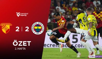 Göztepe Fenerbahçe: 2-2 (Geniş Maç Özeti-Maçın Golleri)