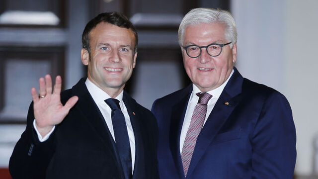 Fransa Cumhurbaşkanı Macron, Almanya Cumhurbaşkanı Steinmeier İle Görüştü