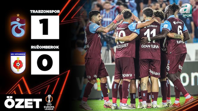 Trabzonspor Ruzomberok: 1-0 (Yazılı-Videolu Maç Özeti, Maç Sonucu, Golleri)