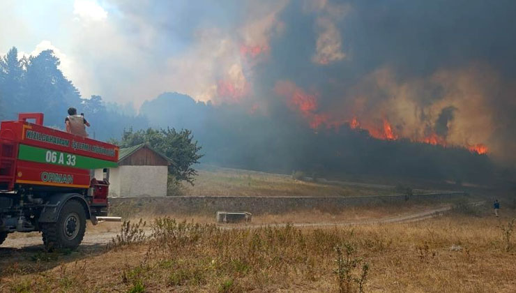 Ankara’da başlayan yangın Bolu’ya sıçradı