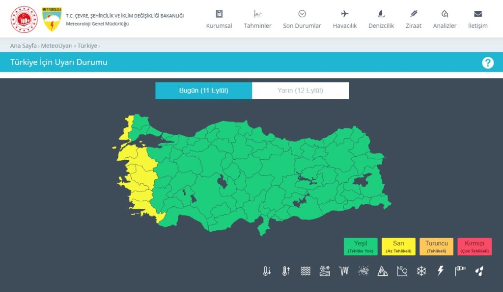 7 il sarı kod 1