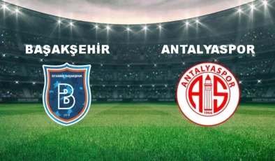 CANLI MAÇ İZLE Başakşehir Antalyaspor CANLI İZLE ŞİFRESİZ Beın Sport, TARAFTARIUM24 canlı izleme linki