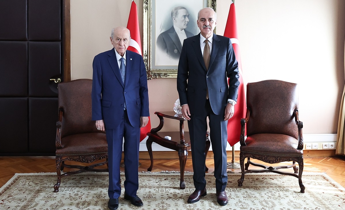 Numan Kurtulmuş’tan Devlet Bahçeli’ye Ziyaret