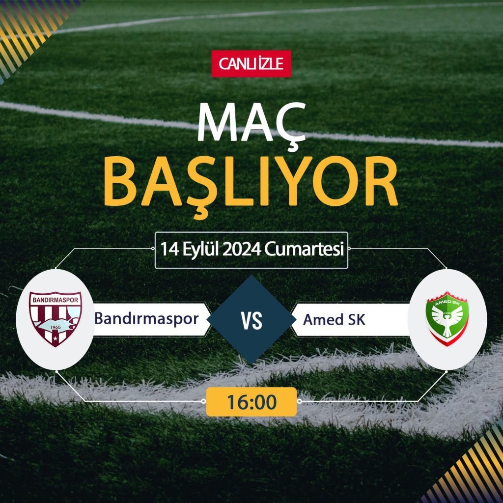 Bandırmaspor Amed SK maçı