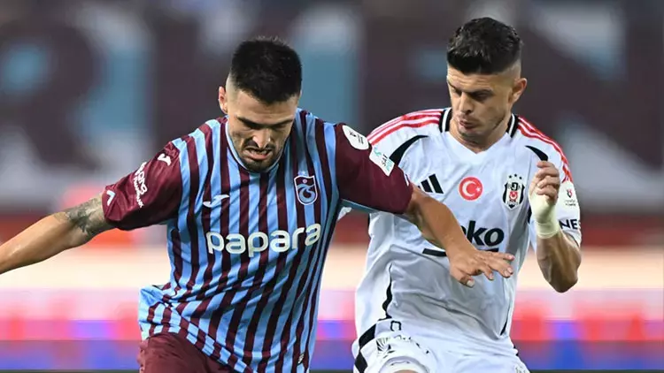 Trabzonspor Beşiktaş: 1-1 (Geniş Maç Özeti-Maç Skoru-Maçın Golleri)