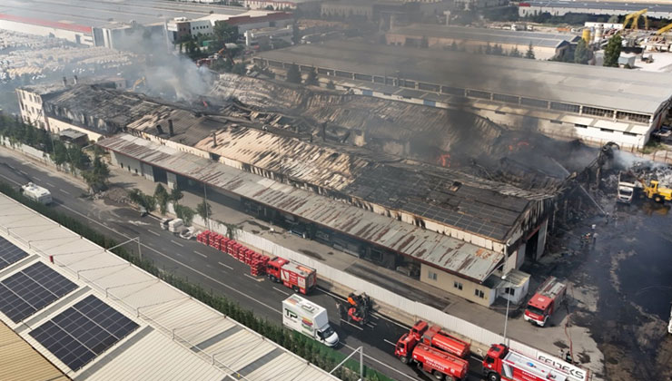 Kayseri'deki yangın 17 saatte söndürüldü