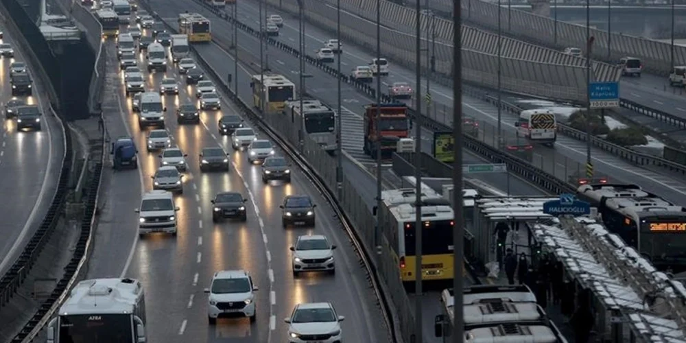 istanbul sağanak trafik