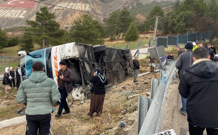 ısparta yolcu otobüsü kaza