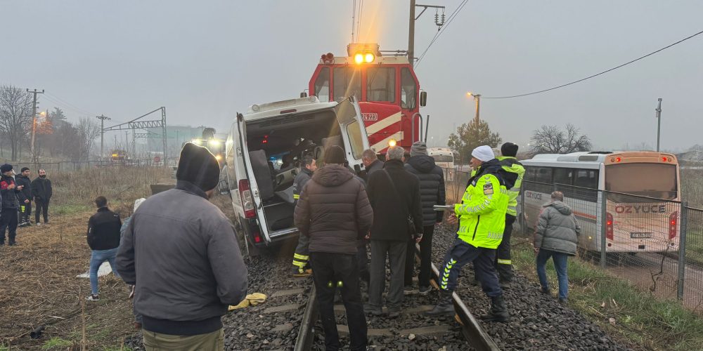 kırklareli kaza tren