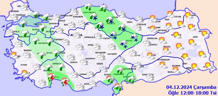 meteoroloji sağanak kar yağmur