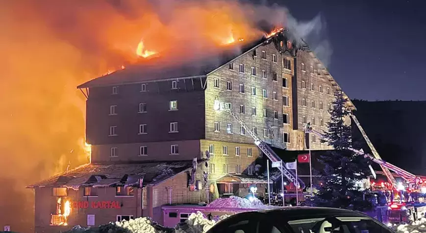 Bolu’daki Otel Yangını Faciasında Tutuklu Sayısı 9’a Çıktı